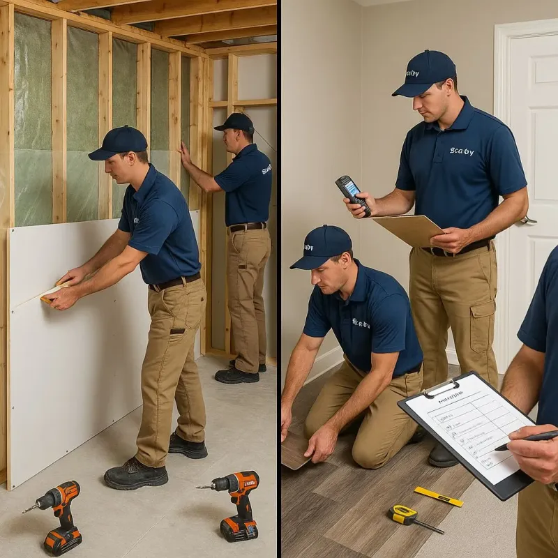 Repairs and Reconstruction process in Rock Valley, IA